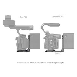 Placa de Baterí<span class=keywords><strong>a</strong></span> Plegable con Montura en V, Solución de Montaje Todo en Uno sin Herramientas para Cámaras DSLR <span class=keywords><strong>Sony</strong></span>, Canon y Panasonic - Product Image 6