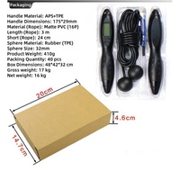 Corde à sauter numérique sans fil avec compteur numérique, logo personnalisé, réglable, pour entraînement, comptage des calories, durable, haute vitesse
