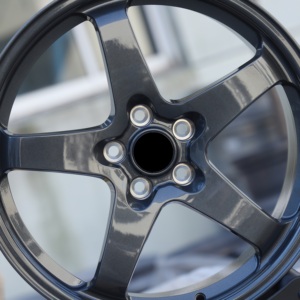 ล้อแม็กซ์ HTOR GT Forged Racing สีเทา Gunmetal ด้าน พร้อมขอบลิปแบบ Machine Lip <span class=keywords><strong>ขอบ</strong></span>ลึก 5 ก้าน วัสดุอัลลอยด์ ขนาด 4X100/5X100/5X114.3 <span class=keywords><strong>ขอบ</strong></span>สูง <span class=keywords><strong>37</strong></span> - Product Image 5