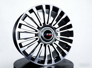 Jantes en alliage d'aluminium forgées FSB, finition noire usinée brillante et multi-rayons, personnalisation PCD ET - Product Image 4