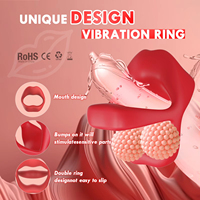 Vibrateur portable - Jouets sexuels pour adultes pour femmes et couples, avec 9 vibrations intenses pour le jeu public, mini vibrateur clitoridien féminin pour culotte