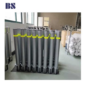 Dissuasore di Parcheggio Manuale a Scomparsa in Acciaio Inox 304/316, Barriera con Colonna Riflettente di Grado Diamante per Controllo del Traffico - Product Image 5