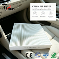 Filtre d'habitacle de voiture TUSHUN en marque propre 97133-L1000 certifié IATF16949 HEPA/charbon actif, filtre de climatisation automobile anti-bactérien et anti-odeurs