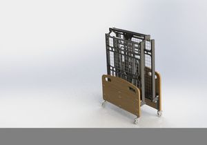 Camas ajustables plegables para personas mayores, cama de Hospital eléctrica individual para el cuidado del hogar, cama de masaje de <span class=keywords><strong>2</strong></span> motores, litera médica, venta al por mayor - Product Image 6