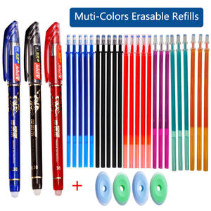 可擦中性笔学生水笔0.38毫米宽度塑料促销可擦针笔 - Product Image 6