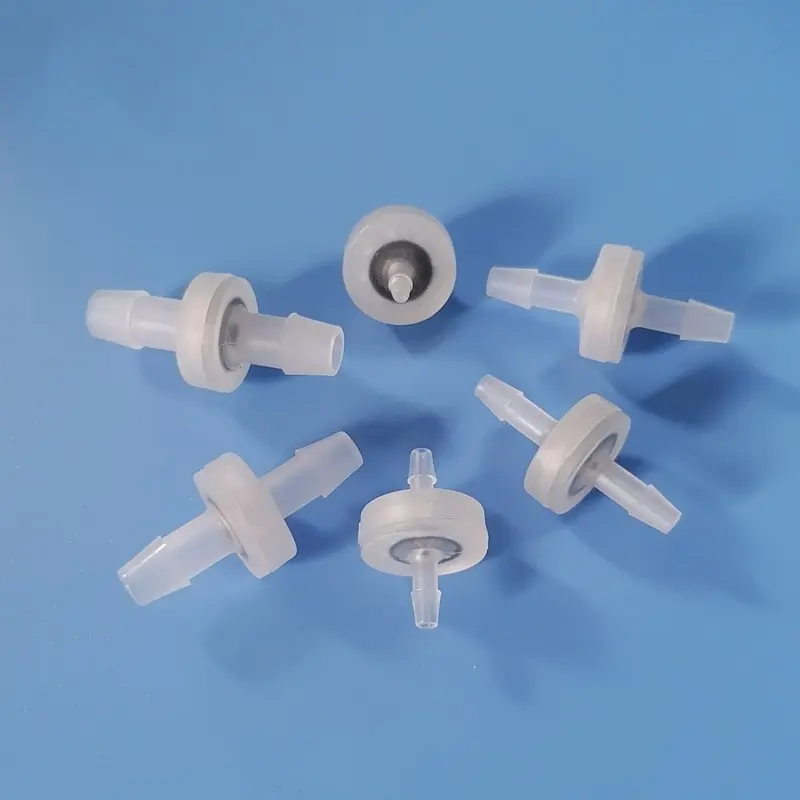 Manufacturer Pipe Connector Joint Equal Reducing Tubing Bulkhead Barb Plastic Mini One Way Diaphragm Check Valve