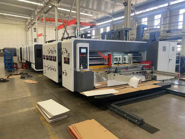Automatic Flexo Printing Machine 4 Colors Printer Carton Cardboard ...