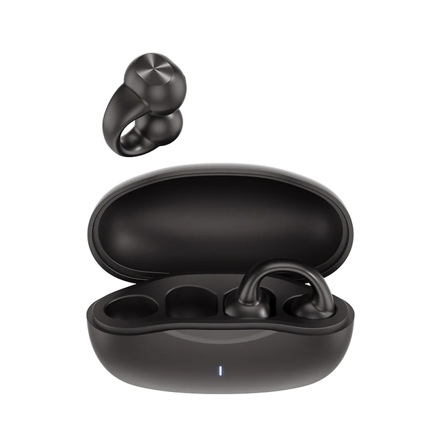 J01 Open-Ear Wireless Bone Conduction Earbuds TWS Sports Earphones LED Touch Control 5.3 Charging Bin Display Non-Noise
