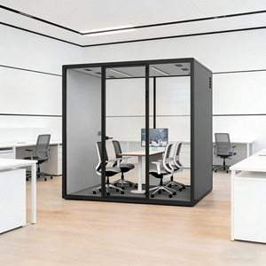Cabine téléphonique insonorisée économique pour bureau, type capsule, pour l'enregistrement <span class=keywords><strong>et</strong></span> l'intimité, favorisant la concentration - Product Image 2