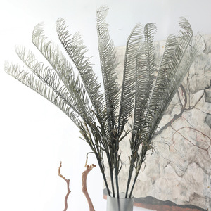 Arbre de fer simulé fleur artificielle feuilles de fougère en plastique fleur éternelle décoration Arrangement conception florale mise en scène - Product Image 2