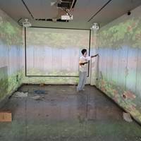 Jeux de projection laser interactifs immersifs pour sols intérieurs, projecteur de sol interactif immersif