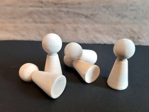 Jetons de jeu en bois, idéaux pour les jeux de société, les outils éducatifs et les projets d'artisanat - Product Image 4