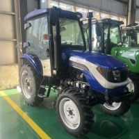 70 PS Allrad-Gartentraktor mit EPA-Zulassung, Mini-Landwirtschaftstraktor mit Frontlader und Heckbagger, für den Agrar- und Landwirtschaftseinsatz, Motorpumpe