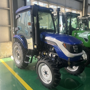 Tracteur de jardin 70HP 80HP 4 roues motrices, homologué EPA, mini tracteur agricole avec chargeur frontal et pelle arrière pour utilisation agricole - Product Image 3