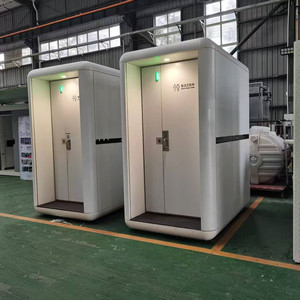 ห้องน้ำอัจฉริยะแบบเดี่ยวพร้อมดีไซน์ทันสมัย พกพาสะดวกสำหรับใช้งานกลางแจ้ง โครงสร้างแผงแซนวิช แข็งแรงทนทาน - Product Image 3