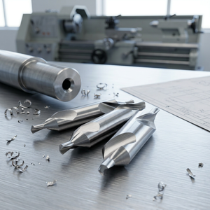 2026-Center <b>Drill</b> <b>Bit</b> Set 60 Degrees 5mm Straight Power Tool Steel Metal Drilling Lathe Metalworking - Product Image 3