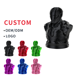 Custom Iron Man Style Cigarette <b>Grinder</b> 3D Printed Plastic Aluminum Alloy Dry <b>Herb</b> <b>Grinder</b> with Logo Option - Product Image 1