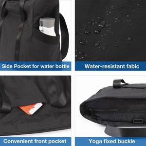 Bolsa de Yoga Personalizada con Logotipo, Bolsa de Transporte de Nailon para Colgar en el Hombro, Bolsa de Yoga Portátil de Viaje para Mujer - Product Image 6