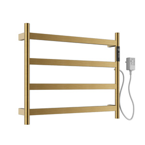 Modern Designer Wall Mounted Steel Heated Hot Water Towel Rack for Bathroom Modern Electric Digital Display Towel Rack - Product Image 2