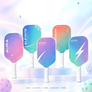 Racchetta <span class=keywords><strong>da</strong></span> Pickleball Macaron in Fibra di Carbonio T700 16mm Termoformata, Vendita Diretta dalla Fabbrica, Logo Personalizzato OEM - Product Image 6