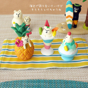 Cute Zakka Resin Ornaments Japanese Hawaiian Style Animal Miniature Landscape Desktop Decoration Handmade Craft Ice Cream Shape - Product Image 4