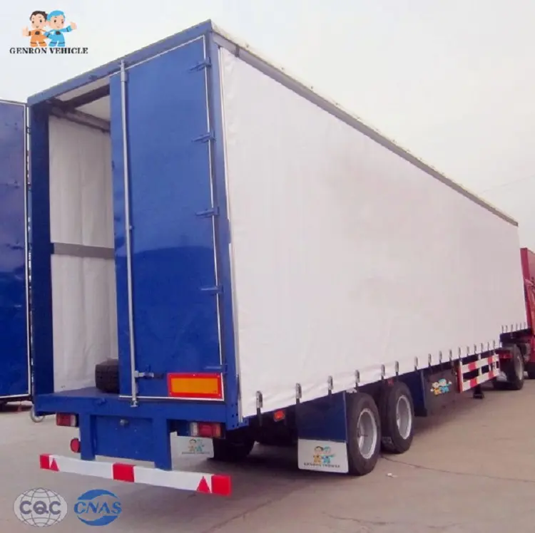 Hot Selling 3 Axles 13 m Curtain side Trailer for Light Bubble Goods and Other Bulk Cargo