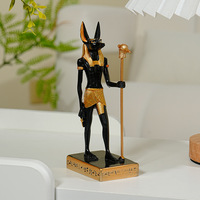 Religieux ancien dieu égyptien Statue Anubis chien dieu ornement Horus gardien dieu Souvenir résine voyage compagnon cadeau momie