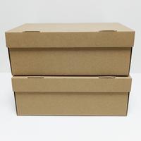 Caja de Zapatos Plegable de Cartón Corrugado Reutilizable y Portátil, Envío Exprés, Papel Kraft para Zapatos de Hombre y Mujer