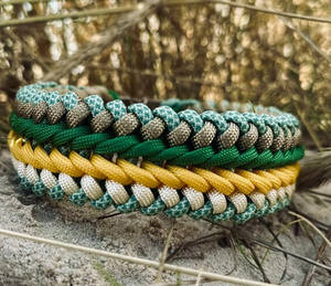 Elegante <span class=keywords><strong>collar</strong></span> de paracord para perros de razas pequeñas o medianas Tejido hecho a mano <span class=keywords><strong>Collar</strong></span> de entrenamiento para mascotas <span class=keywords><strong>Collar</strong></span> de perro con hebilla de metal - Product Image 6