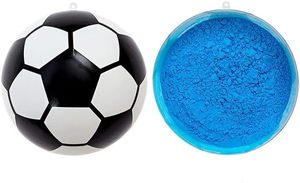 Venta caliente tamaño grande respetuoso con el medio ambiente plástico fútbol balón género revelar <span class=keywords><strong>bomba</strong></span> <span class=keywords><strong>de</strong></span> <span class=keywords><strong>humo</strong></span> niño o niña género revelar fiesta suministros - Product Image 5