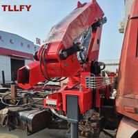 Grue de camion à bras articulé 4 étages 6,3T, Meilleure vente, Offre spéciale d'un fournisseur chinois, Dotée de composants essentiels