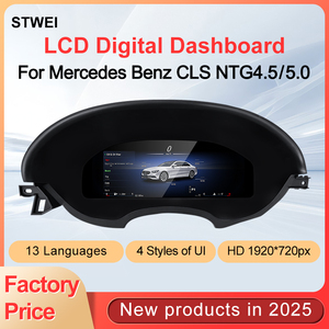 หน้าจอแสดงผลดิจิตอล LCD ขนาด 12.3 นิ้ว สำหรับมาตรวัดความเร็วรถยนต์เมอร์เซเดส-เบนซ์ CLS NTG4.5/5.0 ชุดอัพเกรด - Product Image 2