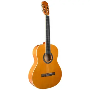 Guitarra clássica Basswood de alto brilho de 36 polegadas OEM guitarra clássica personalizada