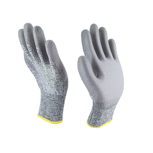 Guantes Anticorte de Alta Calidad Nivel 5 de Resistencia al Corte, Calibre 15G Nivel C-F, con Recubrimiento de PU Ultrafino y Acabado Gris - Product Image 6