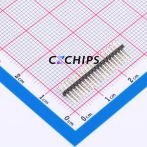 PZ127-1-20-Z Pin Header Through hole Component (THT),P=1.27mm Connector 1x20P 1.27mm Pin Header Through Hole - Product Image 2