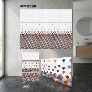 Vente directe Carreaux muraux de cuisine 30x60cm Gris Carrare Salle de bain 12x24 Céramique Marbre Poli Intérieur 300x600mm Carreaux muraux modernes - Product Image 5