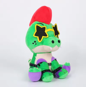 Peluches <span class=keywords><strong>FNAF</strong></span> mignonnes et douces de 25 cm en tissu de coton, personnages de <span class=keywords><strong>jeux</strong></span> vidéo (chien, crocodile, loup, poulet), poupées décoratives pour la maison, cadeau d'anniversaire pour enfant, lavables - Product Image 3