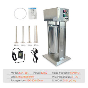 Jinkun Electric 15l Roestvrijstalen Worst Vulmachine Vacuüm Worst Filler & <span class=keywords><strong>Enema</strong></span> Machine Staat Nieuw En Gebruikt - Product Image 5