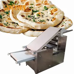 Máquina de molde para fazer pizza, pão, burrito, lavash, roti, chapati, máquina de molde fácil de usar, máquina de molde de massa de padaria