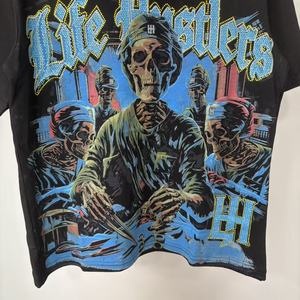 Nuova T-shirt Stampata American Life Hustler Street <span class=keywords><strong>Vintage</strong></span> Diamond Heavyweight <span class=keywords><strong>Abbigliamento</strong></span> <span class=keywords><strong>Uomo</strong></span> Vendita all'Ingrosso - Product Image 5