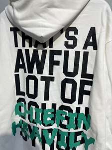 Nueva llegada de calidad superior 100% algodón que es un montón de COUPH SYRUP High Street Alphabet Trendy Brand Loose Casual Hoodie - Product Image 4