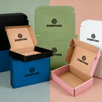 Boîte pliante en carton écologique réutilisable et recyclable, doublure en papier gaufré, forme carrée, conception personnalisée d'emballage