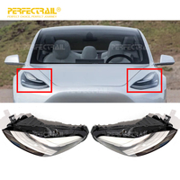 PERFECTRAIL 1077371-00-C 1077372-00-C Faro Delantero Izquierdo y Derecho LED de Fábrica para Tesla Model 3 Y 2017-