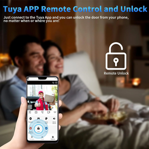 Videocitofono per Appartamenti con Monitor Touch da 10 Pollici 1080P, Kit Citofono Smart <span class=keywords><strong>Home</strong></span> TUYA <span class=keywords><strong>3</strong></span> in 1 con Sblocco Tramite Carta RFID per Residenze - Product Image 3