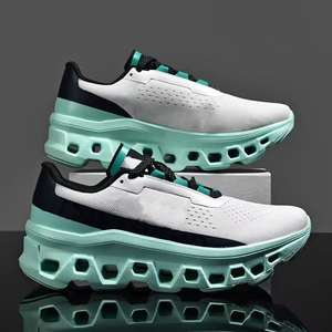 Atmungsaktive Freizeit-Laufschuhe für Herren mit weicher Sohle, EVA-Zwischen sohle und belüftetem Mesh-Obermaterial - Product Image 2