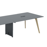 Mobilier de bureau commercial moderne-nouvelle table de conférence design pour bureau salle de réunion école formation bureau de style panneau en bois