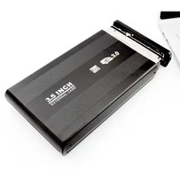 3.5 pollici USB 3.0 alluminio SATA custodia per Hard Disk Desktop HDD custodia con adattatore per 3.5 pollici SATA Hard Disk USB 3.0