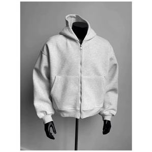 Sweat-shirt à capuche 3D style américain pour <span class=keywords><strong>homme</strong></span>, coupe oversize, épais, veste d'automne au design carré - Product Image 5