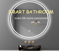 Interruptor Táctil LED de 12V con Certificación EMC LVD, Regulación Continua, Monocromático, Sensor CCT de Doble Color para Espejo de Baño