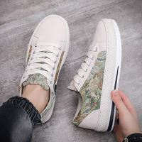 Nouvelles baskets décontractées respirantes en toile tissée pour hommes, style automne, chaussures tendance